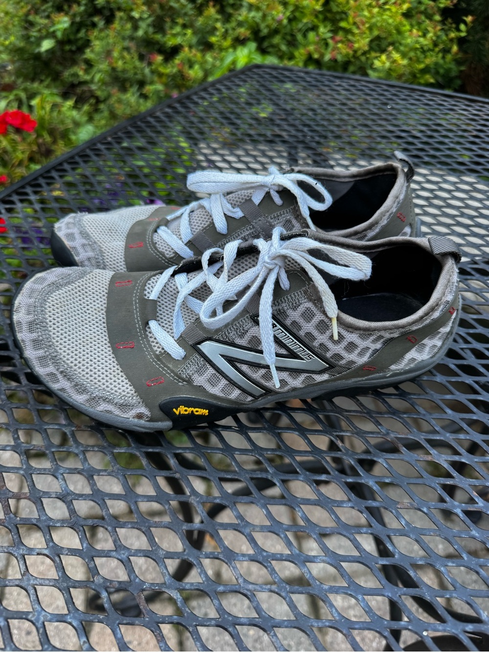 New Balance Women's Gray Lace-Up Minimalist Athletic Shoes